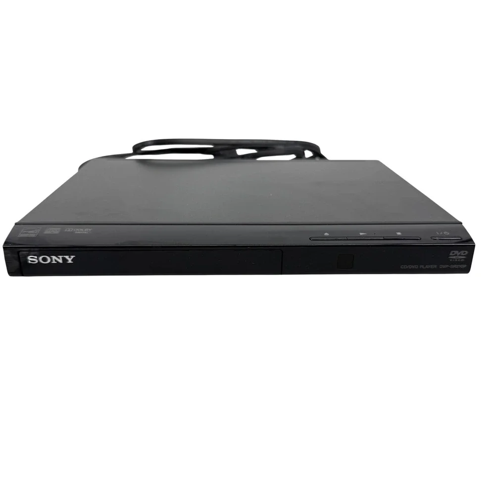Sony DVP-SR210P CD DVD‎ Player Black with Remote and Manual June 2022 Model